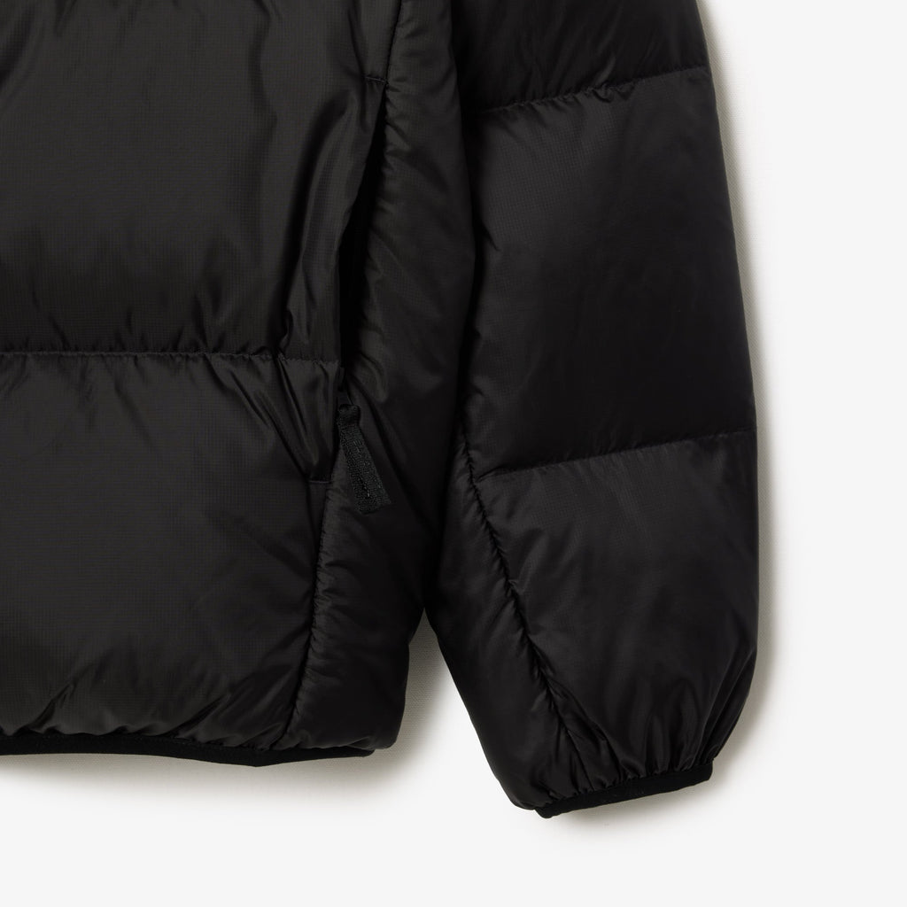 Lacoste Short Water-Repellent Hooded Puffed Jacket - view 9