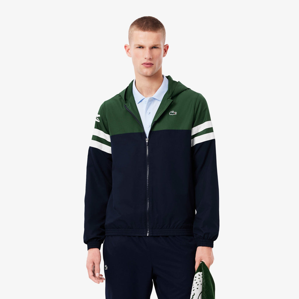 Lacoste Tennis Water-Repellent Hooded Jacket