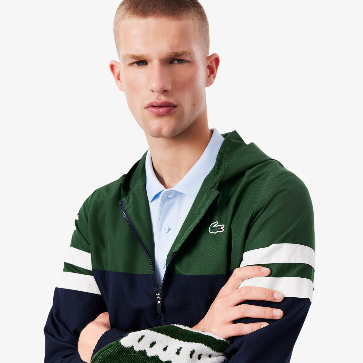 Lacoste Tennis Water-Repellent Hooded Jacket - view 5