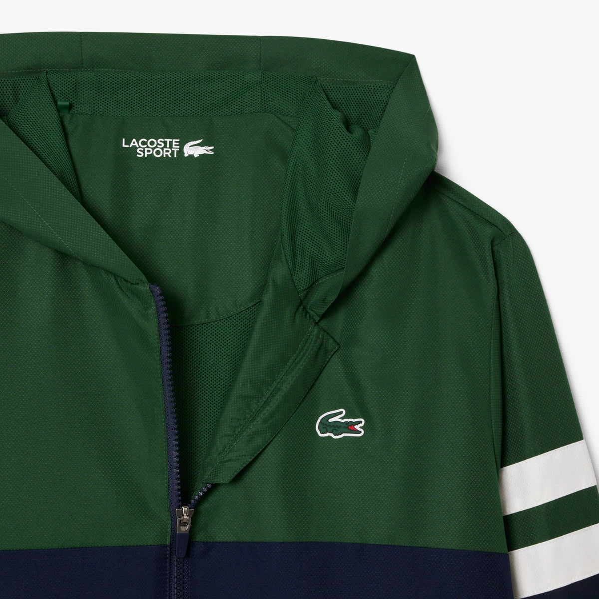 Lacoste Tennis Water-Repellent Hooded Jacket - view 7