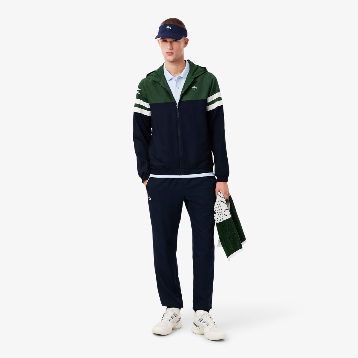 Lacoste Tennis Water-Repellent Hooded Jacket - view 2