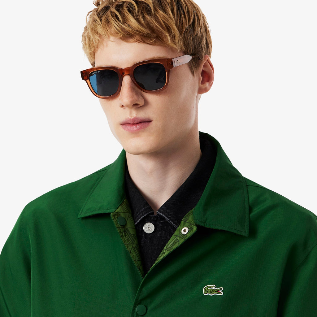 Lacoste Reversible Bi Material Monogram Jacket - view 3