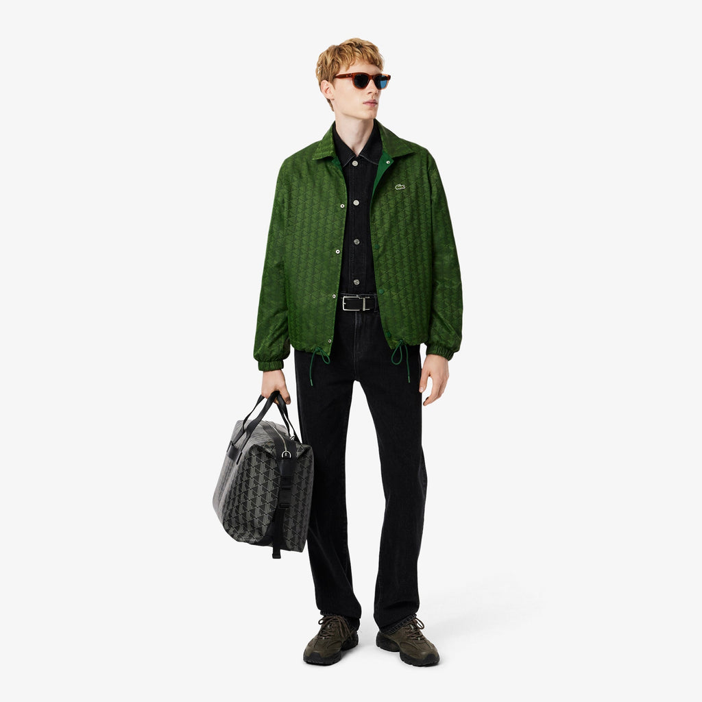 Lacoste Reversible Bi Material Monogram Jacket - view 2