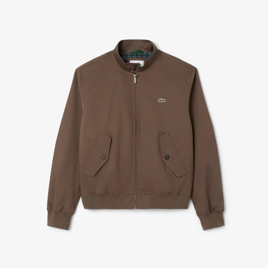 Lacoste Water-Repellent Twill Harrington Jacket - view 3