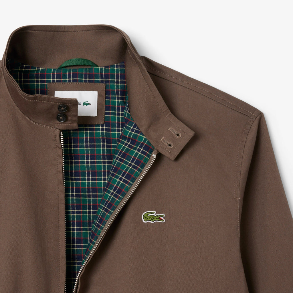 Lacoste Water-Repellent Twill Harrington Jacket - view 6