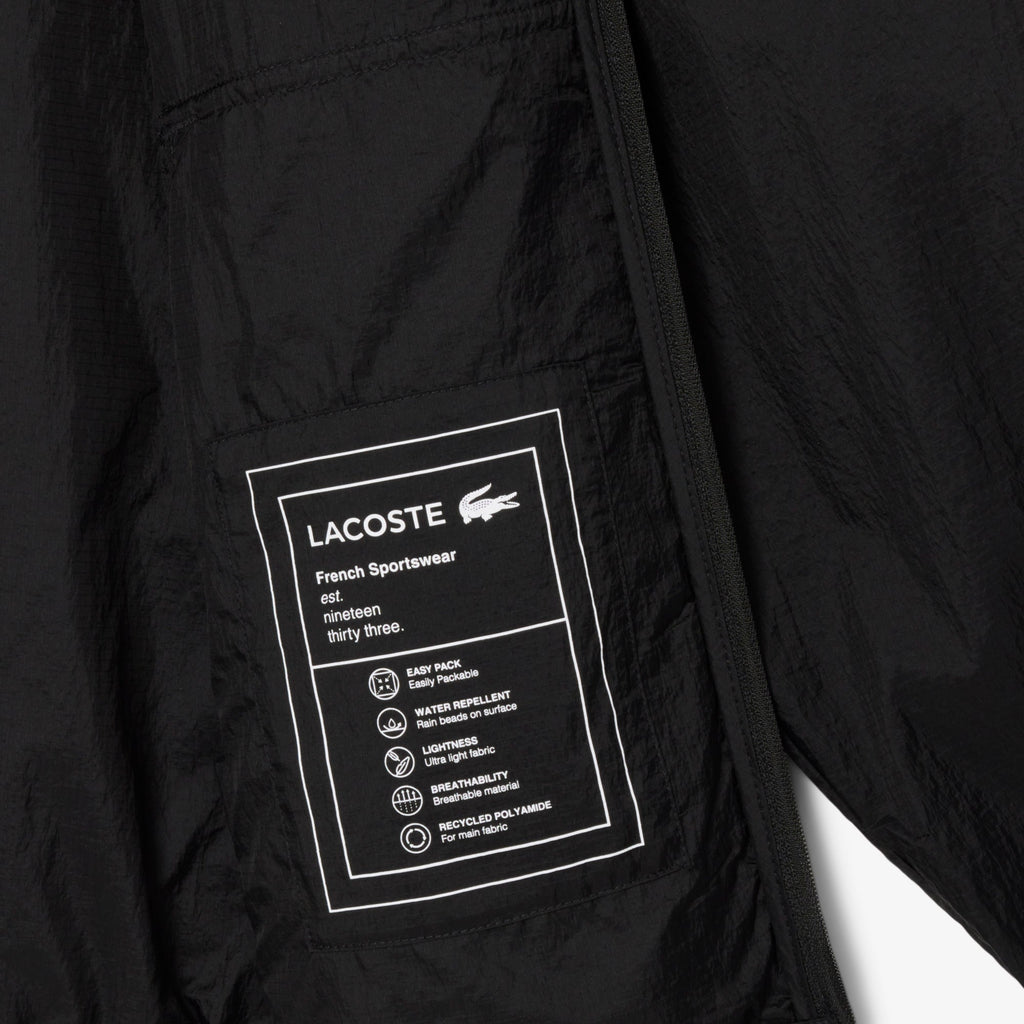 Lacoste Water-Repellent Packable Nylon Jacket - view 3