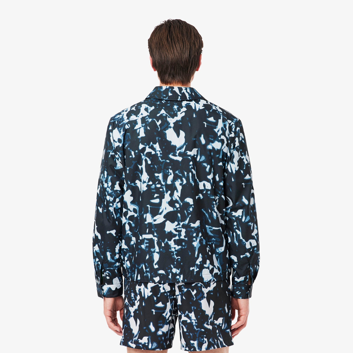 Lacoste Print Motif Water-Repellent Windbreaker - view 5