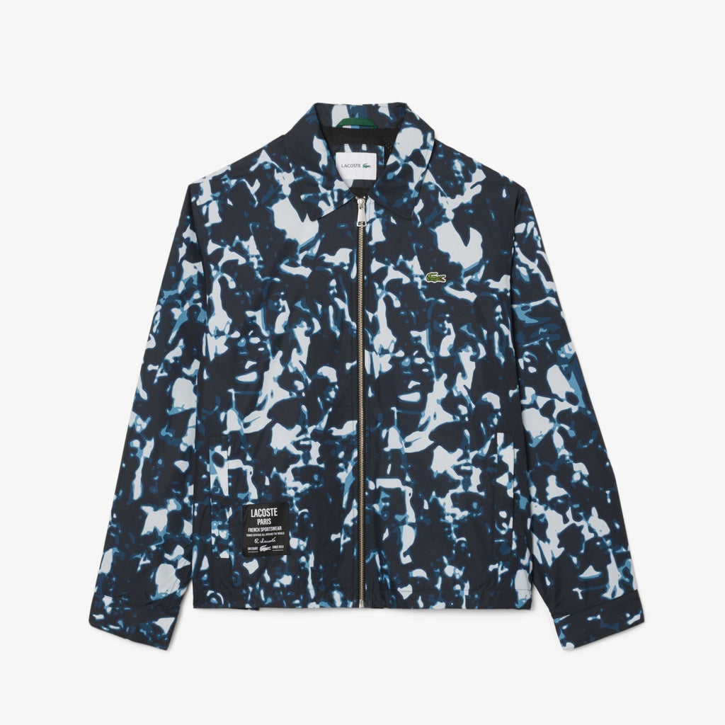 Lacoste Print Motif Water-Repellent Windbreaker - view 4