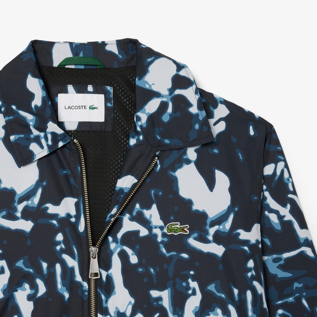 Lacoste Print Motif Water-Repellent Windbreaker - view 6