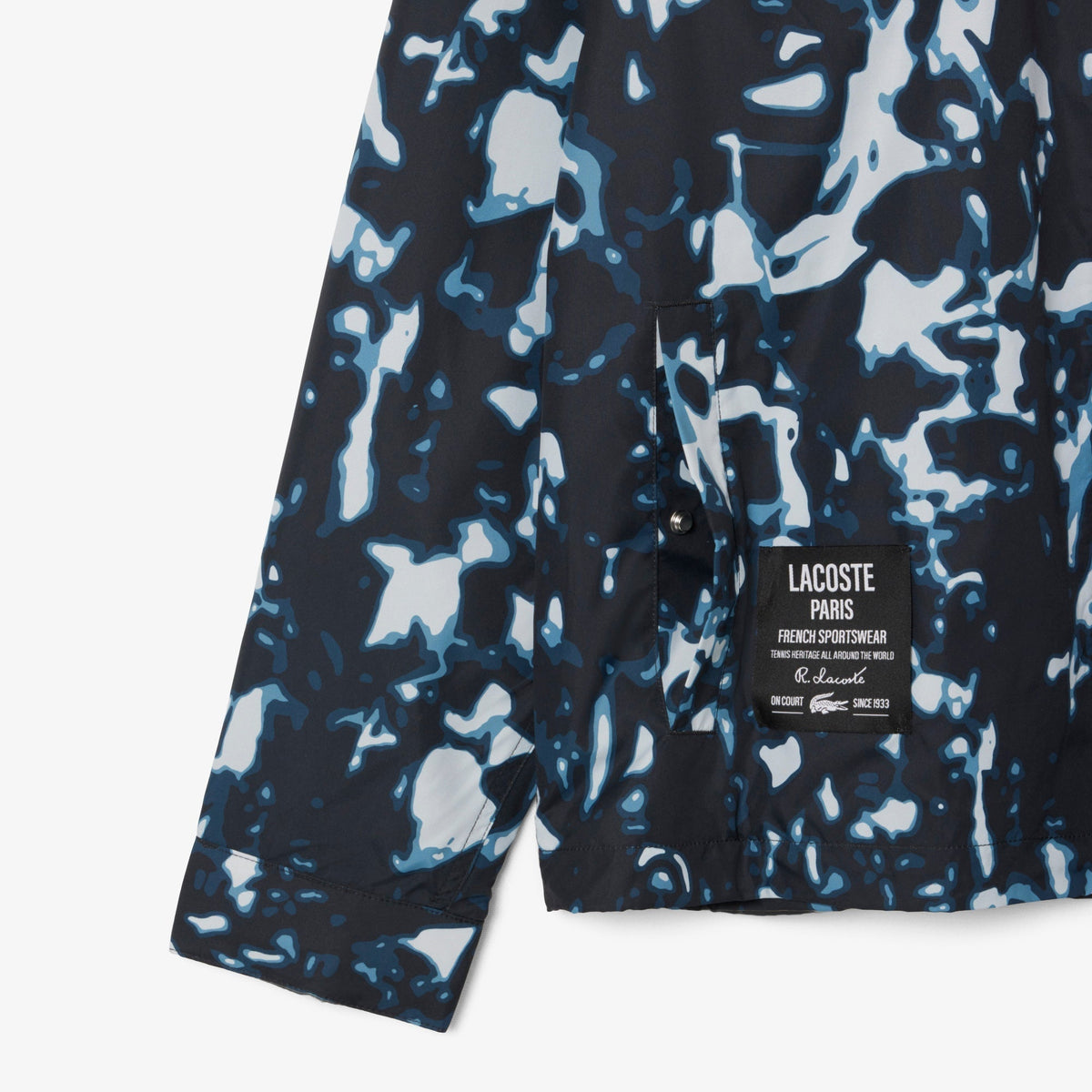 Lacoste Print Motif Water-Repellent Windbreaker - view 7