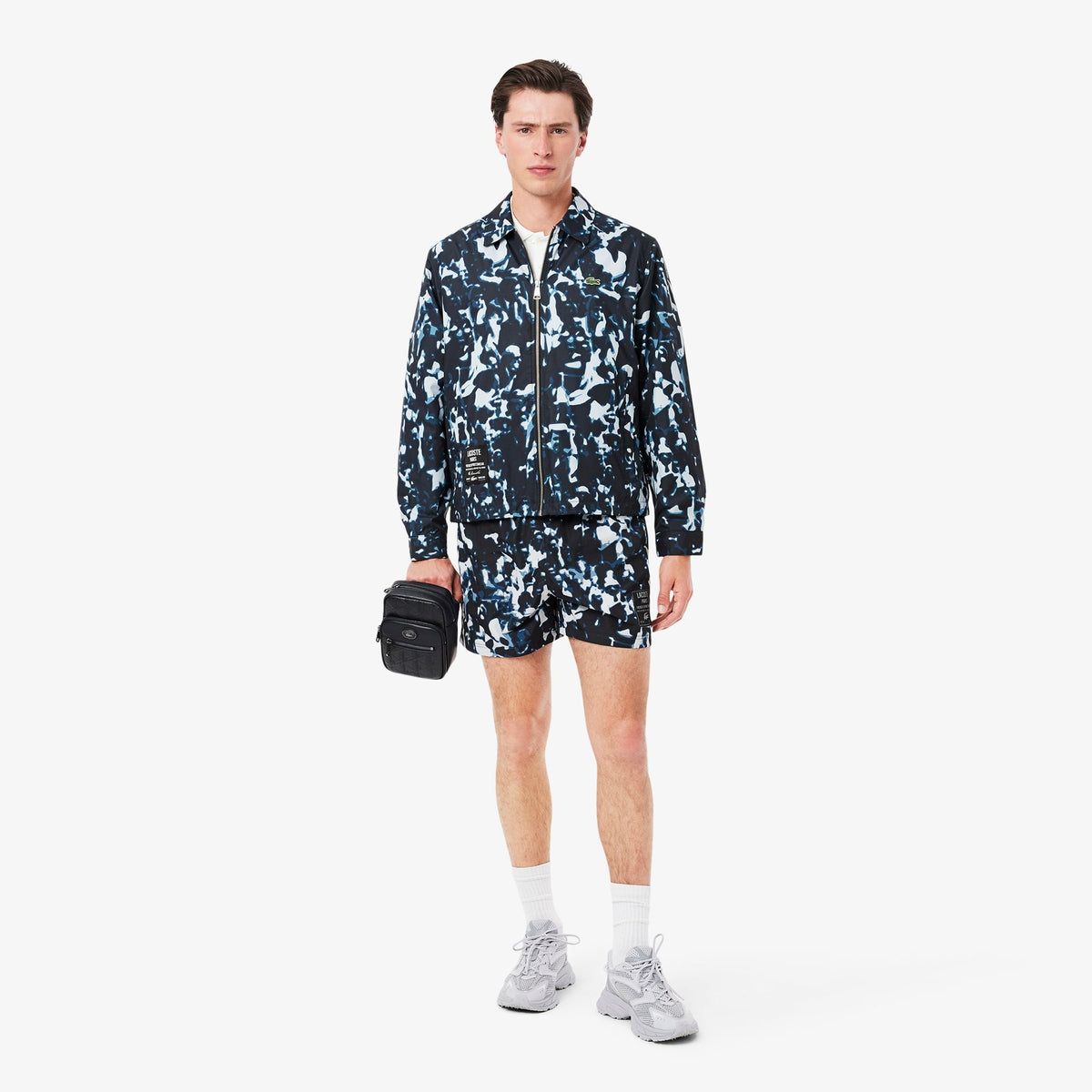 Lacoste Print Motif Water-Repellent Windbreaker - view 2