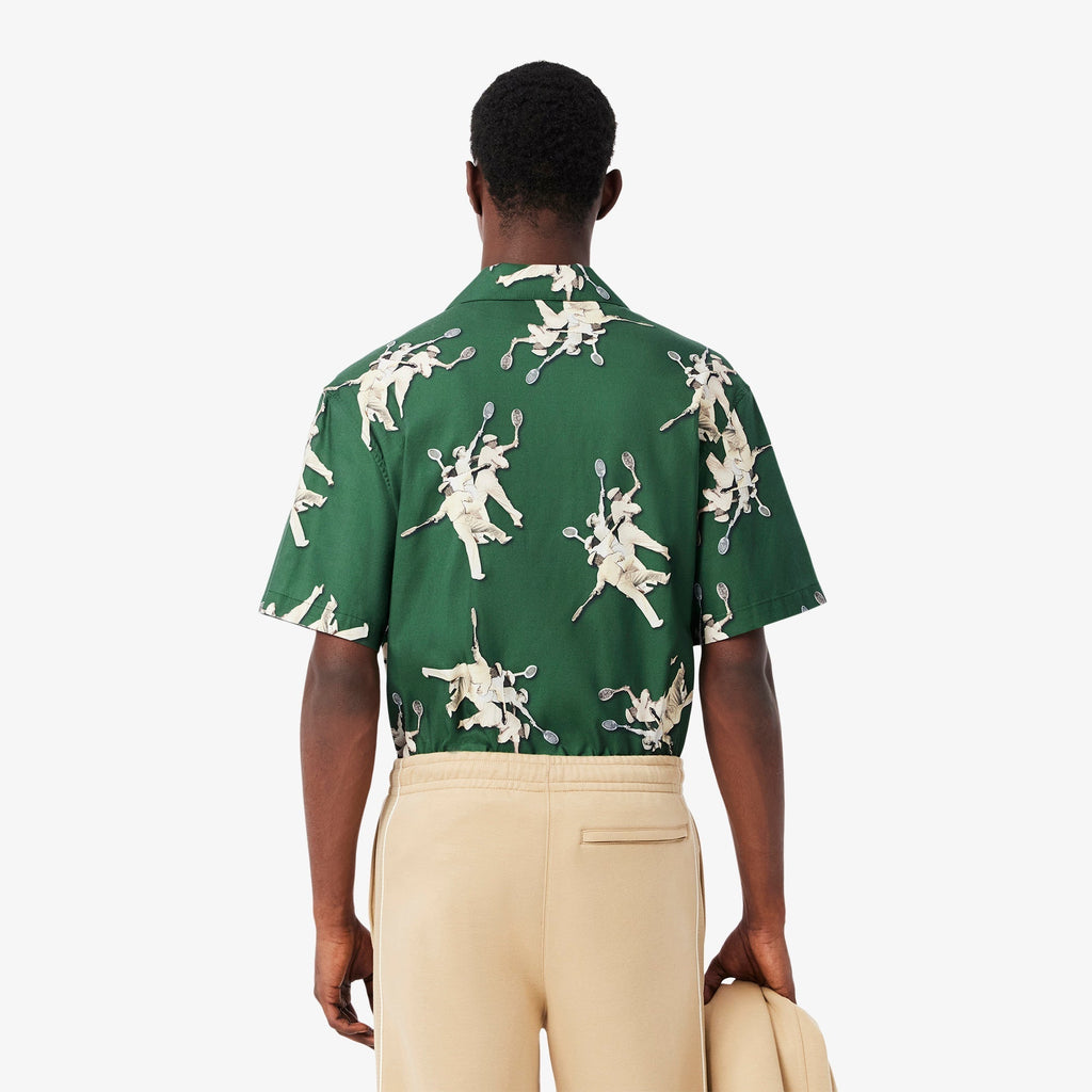 Relaxed Fit René Lacoste Print Shirt - view 4
