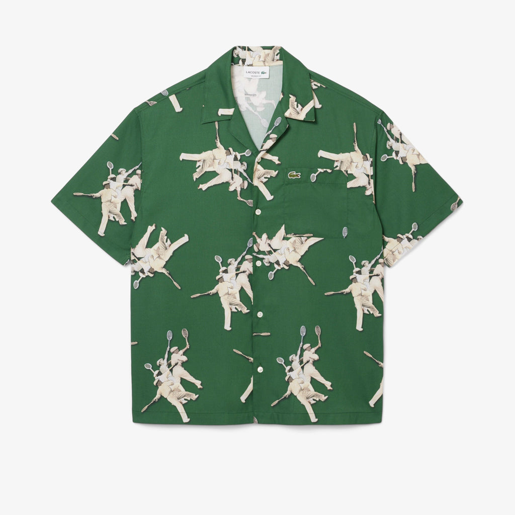 Relaxed Fit René Lacoste Print Shirt - view 5