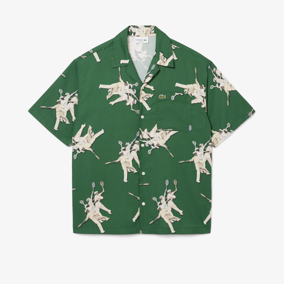 Relaxed Fit René Lacoste Print Shirt - view 5