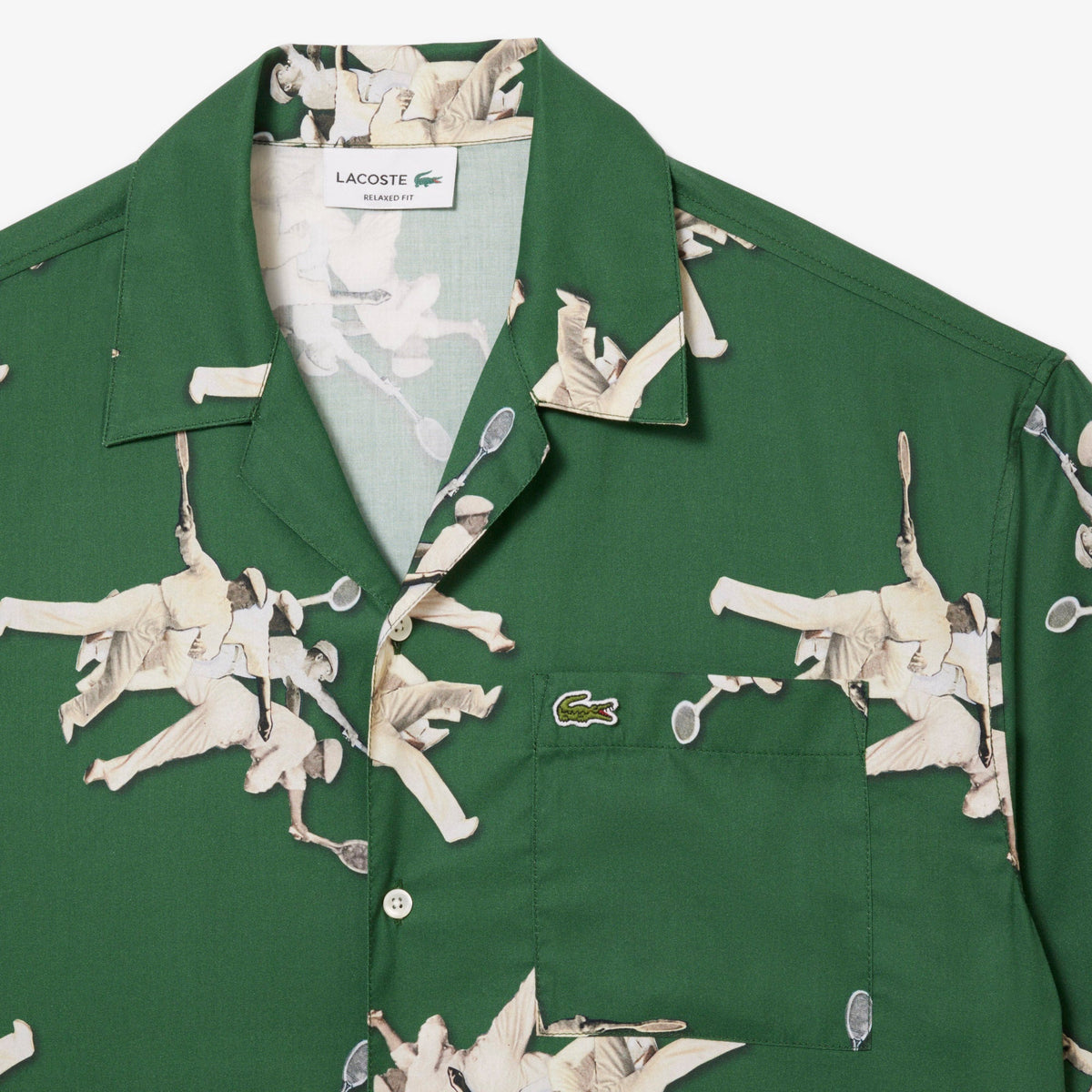 Relaxed Fit René Lacoste Print Shirt - view 6