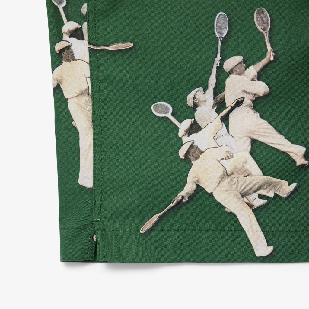 Relaxed Fit René Lacoste Print Shirt - view 7