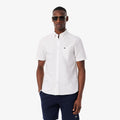 Lacoste Regular Fit Short Sleeved Oxford Shirt