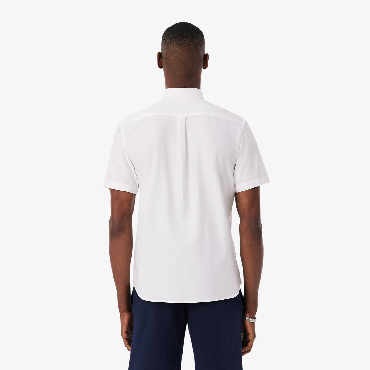 Lacoste Regular Fit Short Sleeved Oxford Shirt - view 4