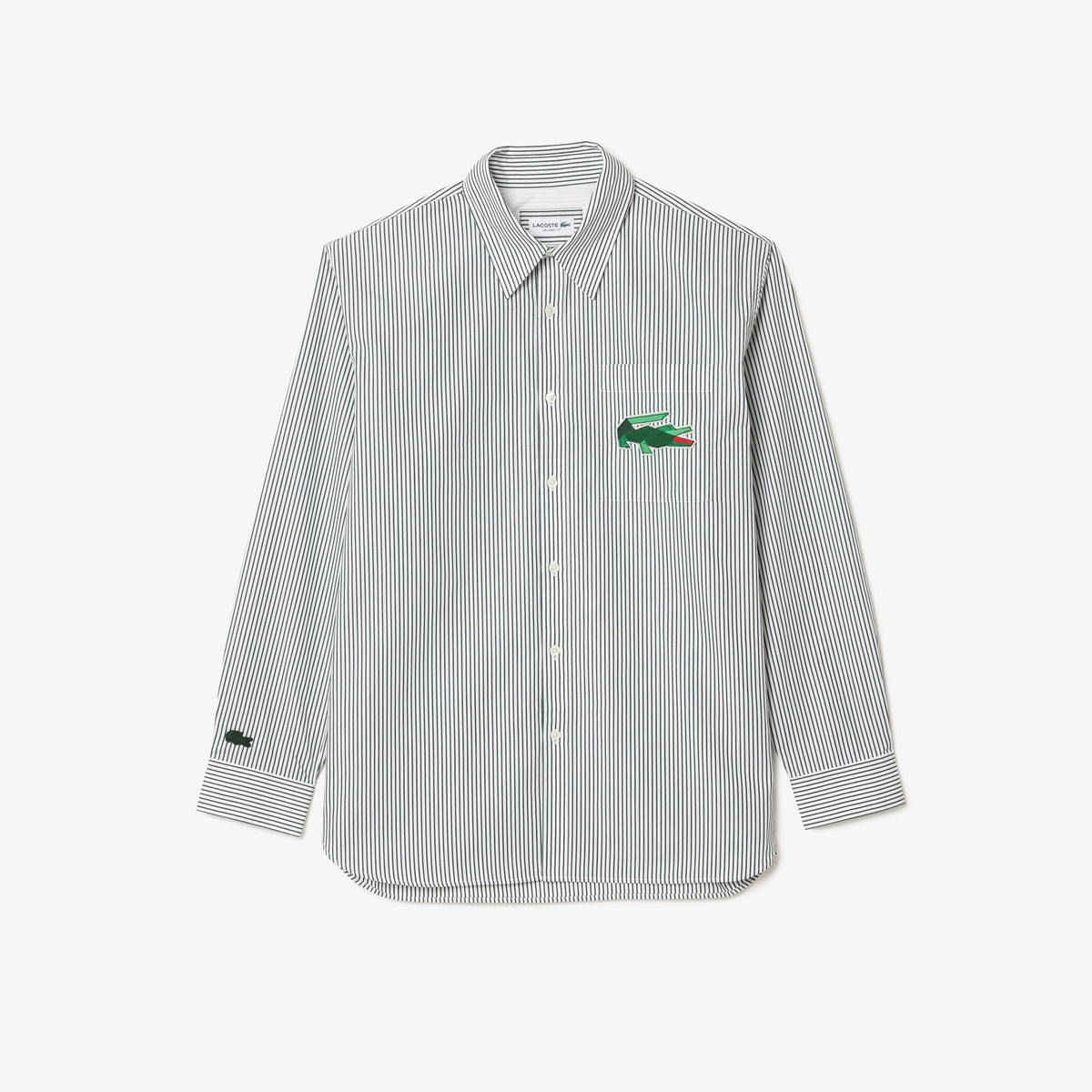 Lacoste Relaxed Fit Shirt With Crocodile Badge