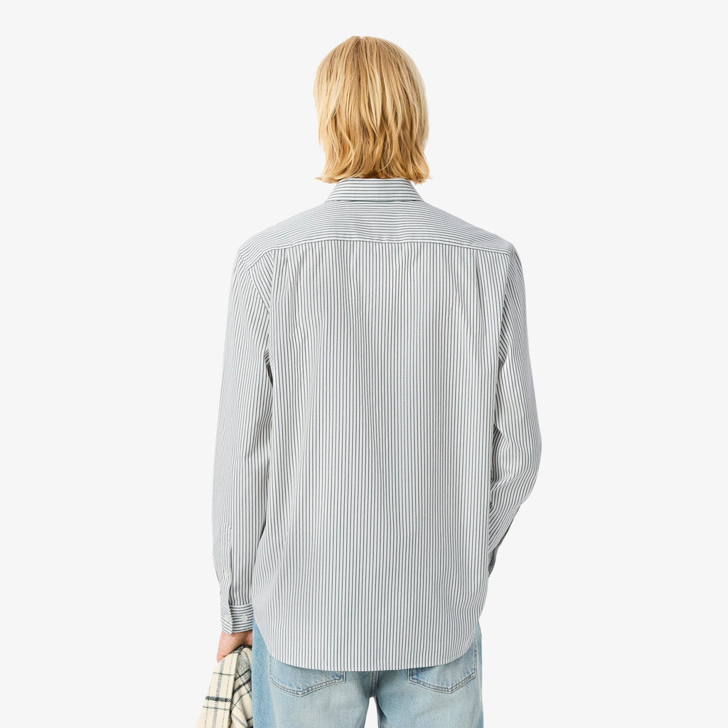 Lacoste Regular Fit Striped Pinpoint Shirt - view 4