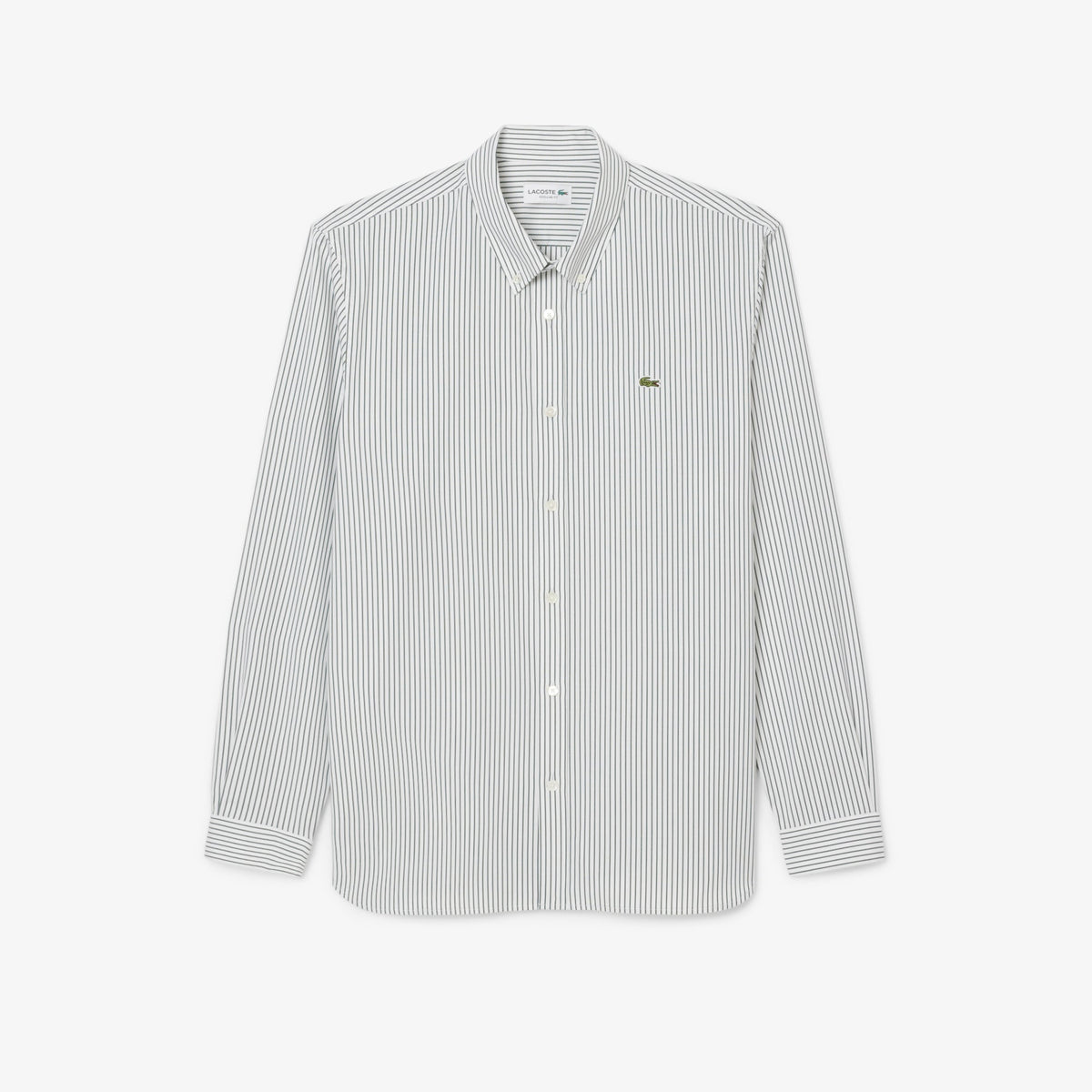 Lacoste Regular Fit Striped Pinpoint Shirt - view 5