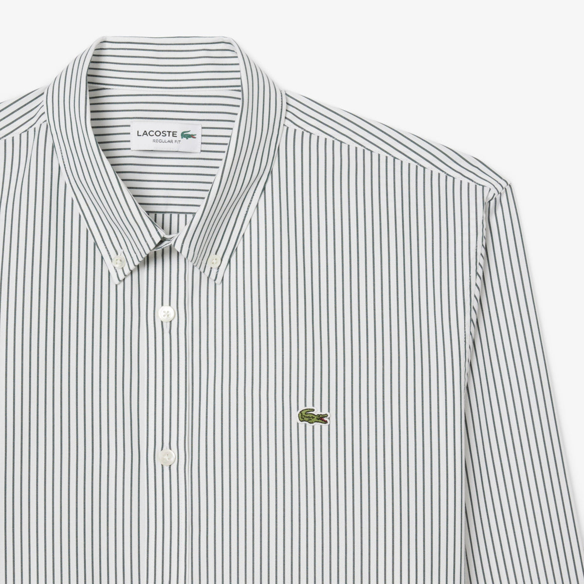 Lacoste Regular Fit Striped Pinpoint Shirt - view 6