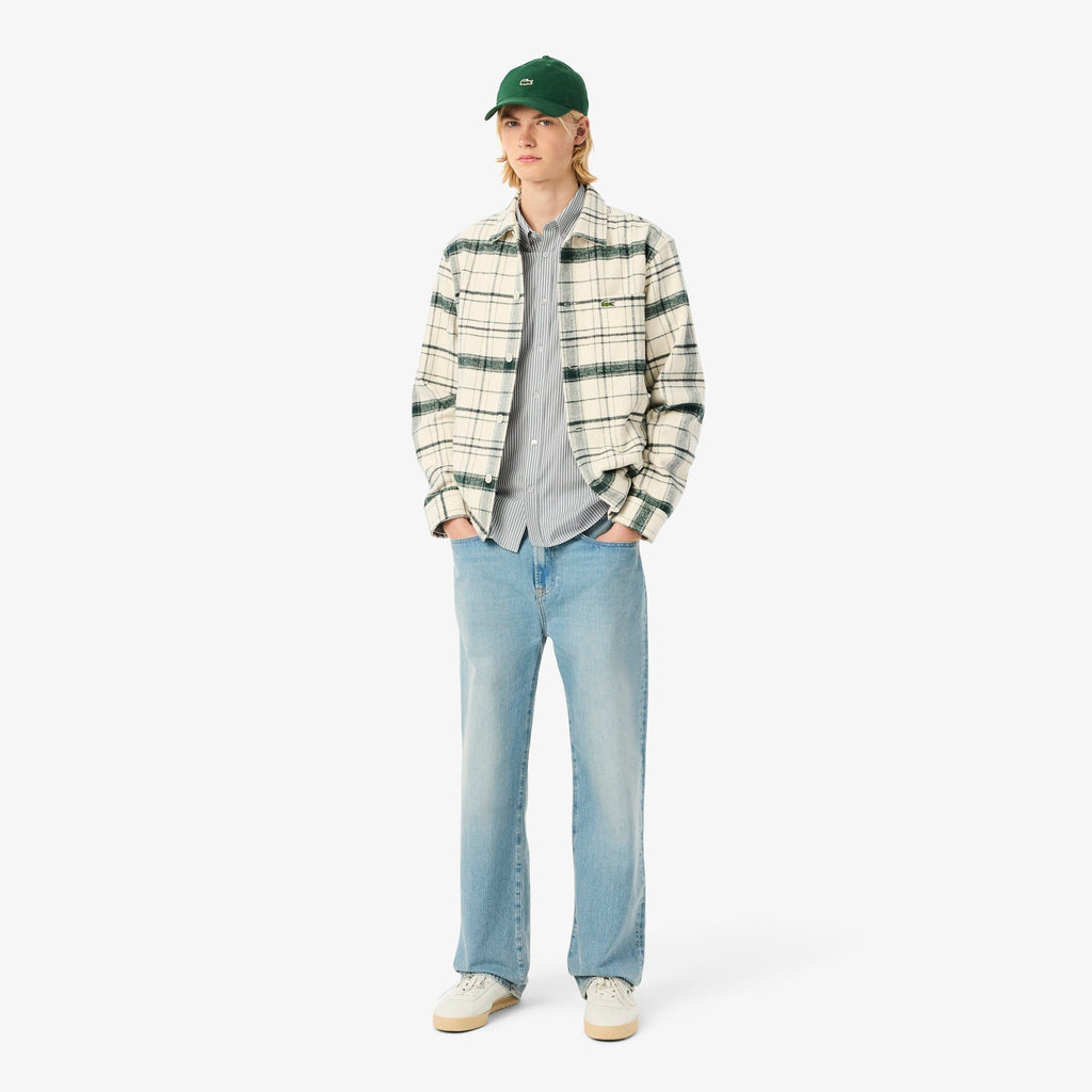 Lacoste Regular Fit Striped Pinpoint Shirt - view 2