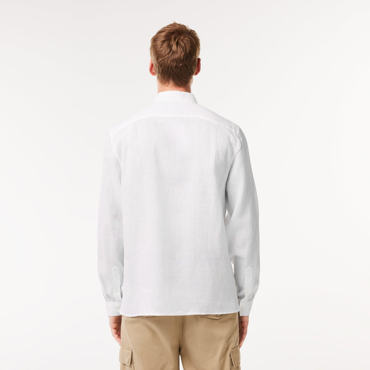 Lacoste Regular Fit Linen Shirt - view 4
