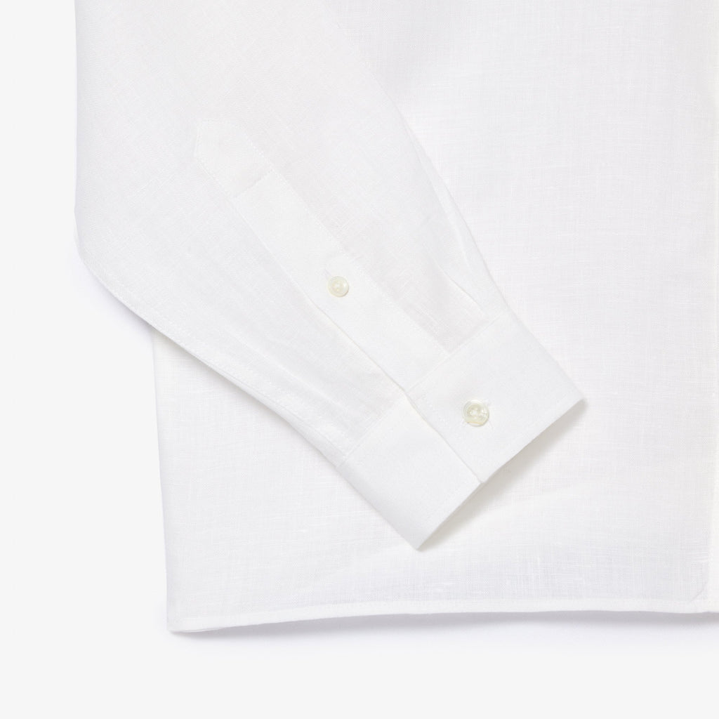 Lacoste Regular Fit Linen Shirt - view 7