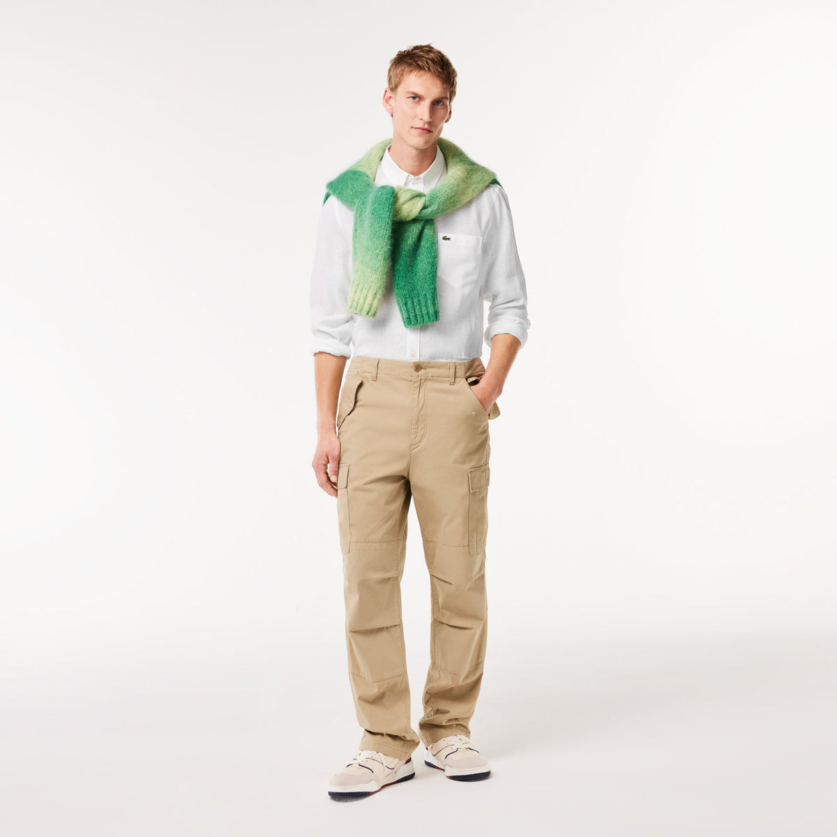 Lacoste Regular Fit Linen Shirt - view 2