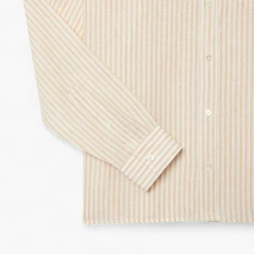 Regular Fit Striped Linen Shirt