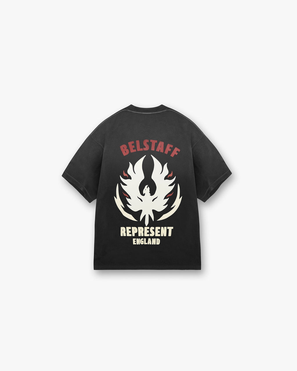 Represent X Belstaff Flame Phoenix T-Shirt - Shadow
