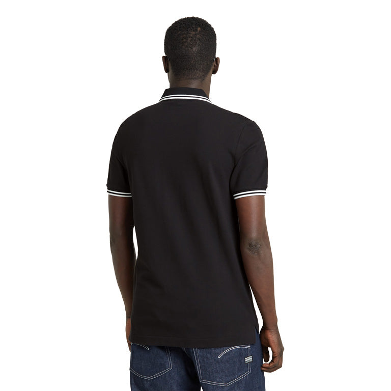 G-Star Dunda Slim Stripe Polo T-Shirt
