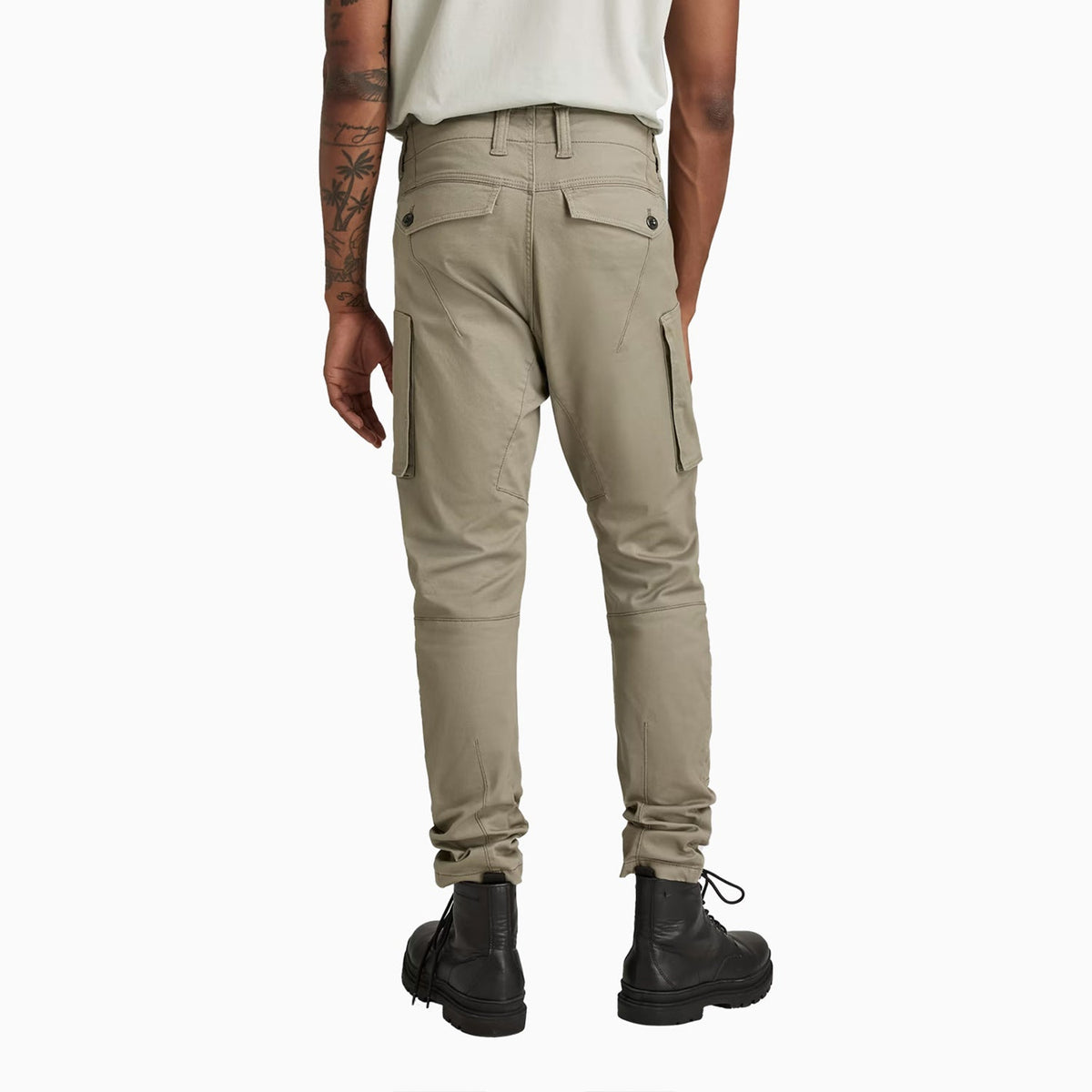 Men's Zip Pocket 3D Skinny Cargo Pant
