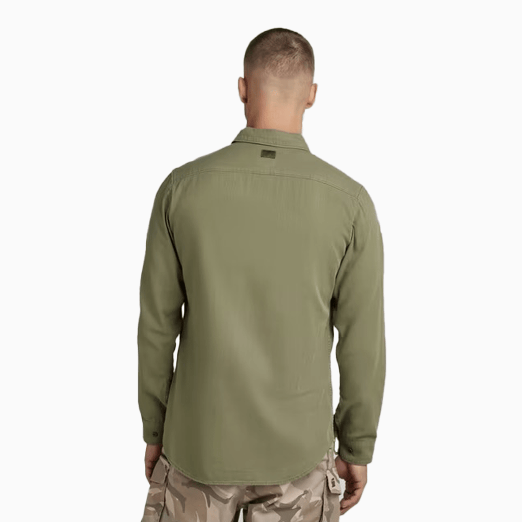 Men's Marine Slim Long Sleeved Shirt