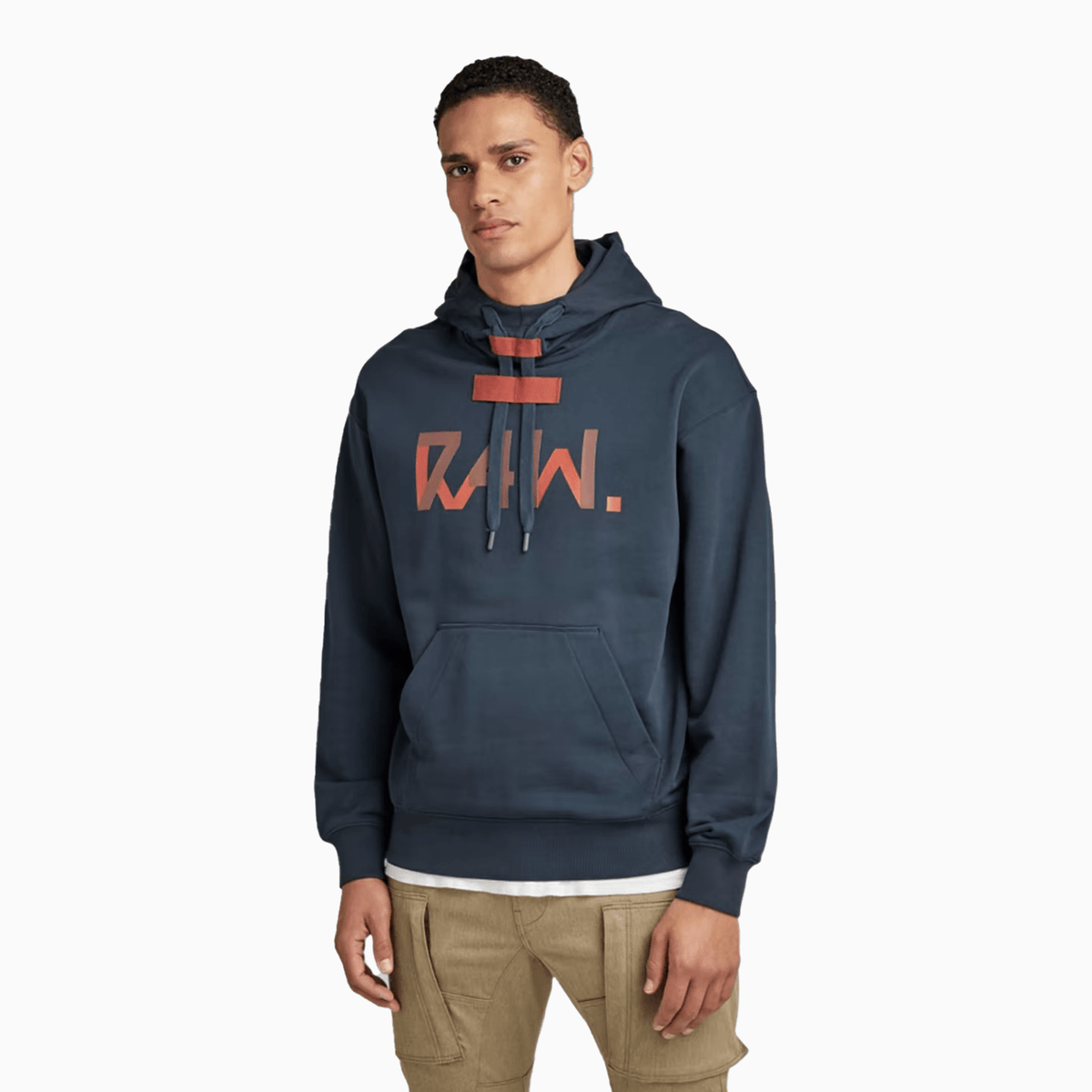 Men's RAW. 7411 Loose Hoodie