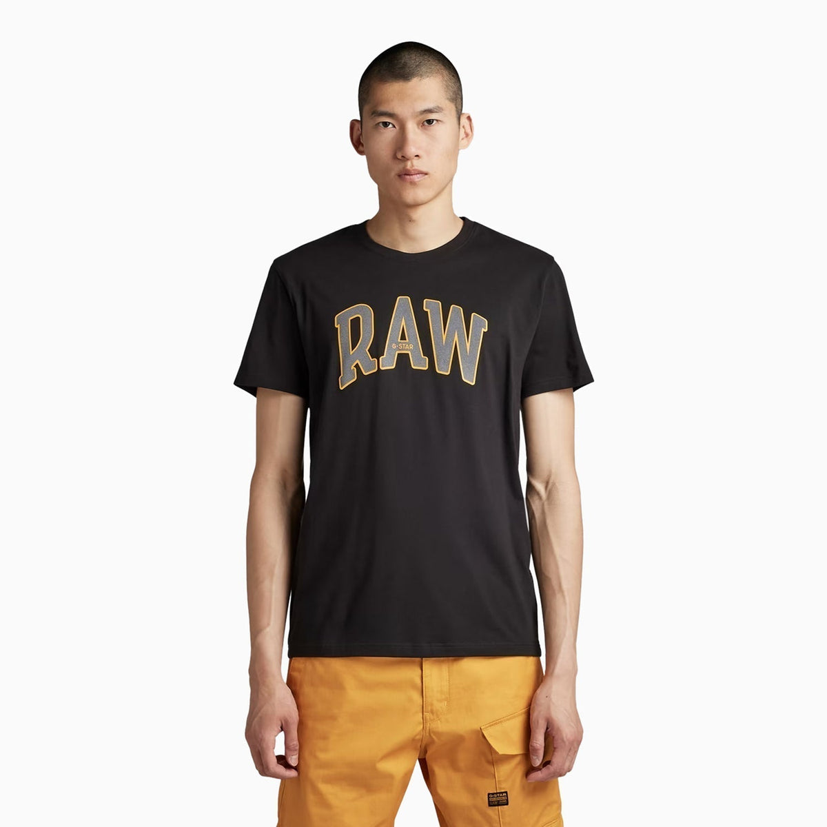 Men's Raw University Short Sleeve T Shirt