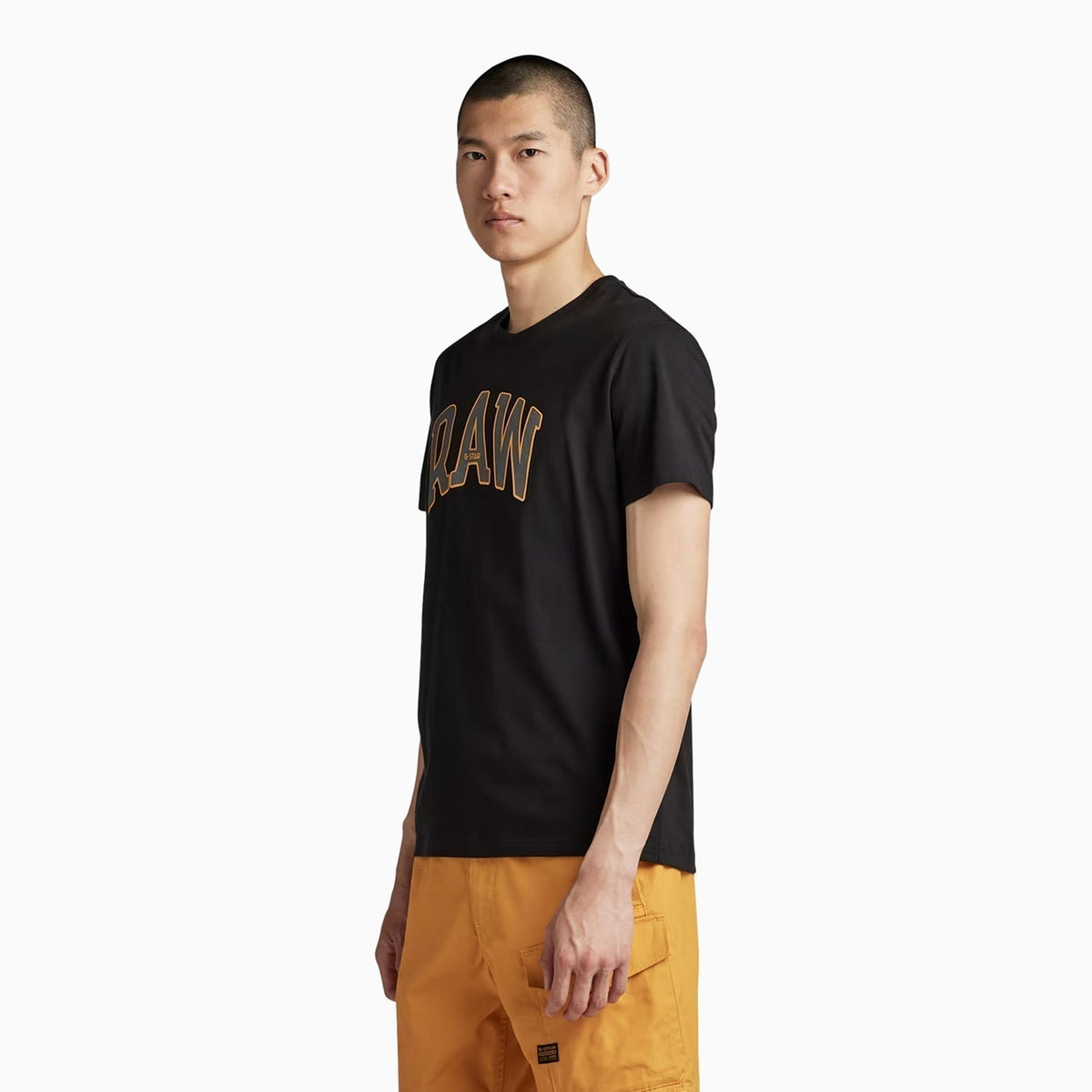 Men's Raw University Short Sleeve T Shirt