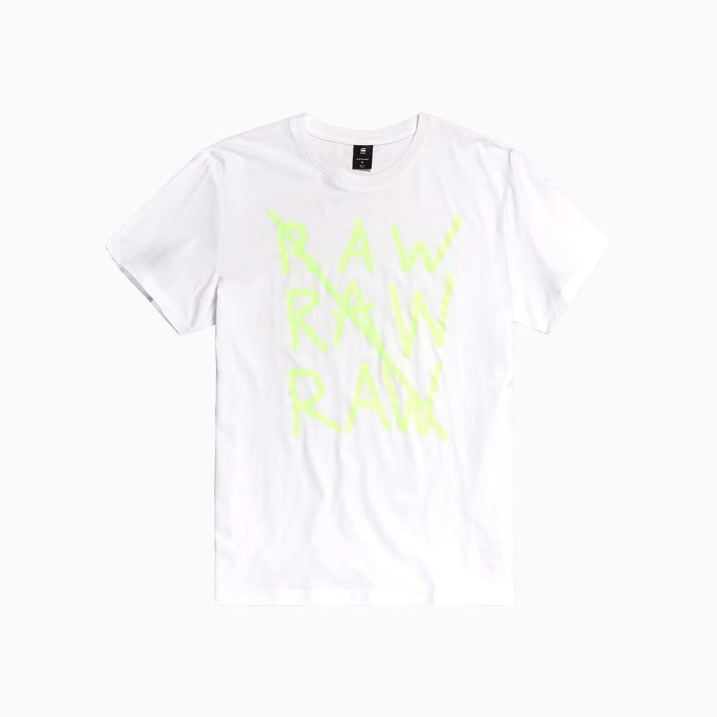 Men's Raw Short Sleeve T Shirt