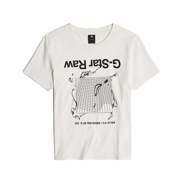 G-Star Grid Wave Graphic T-Shirt
