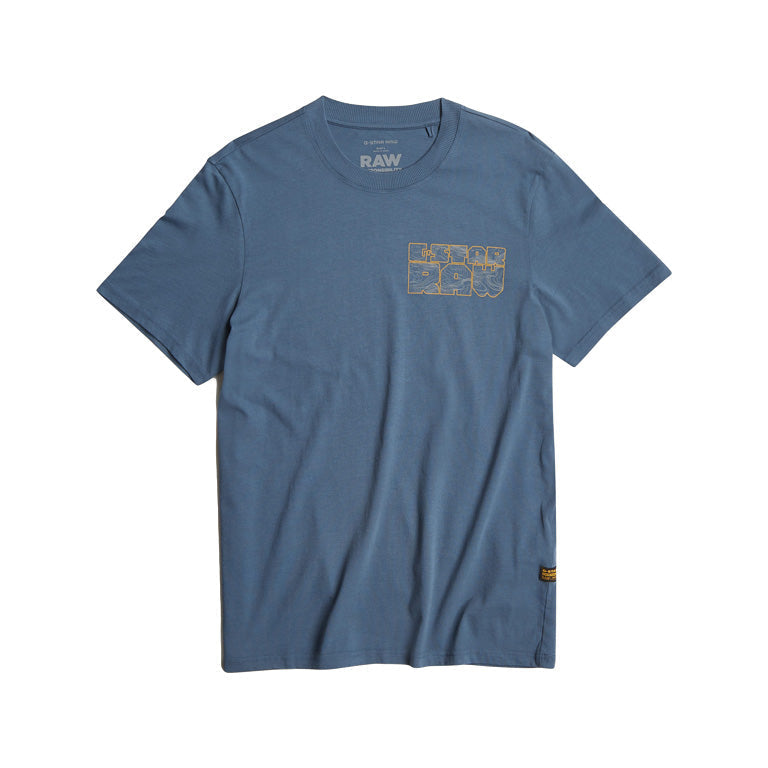 G-Star Topography Chest Graphic T-Shirt