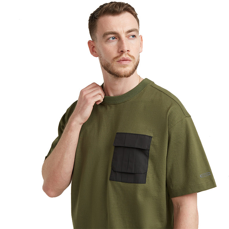 G-Star Woven Mix Pocket Loose T-Shirt