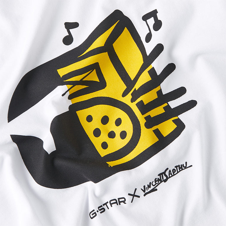 G-Star Boombox Cartoon Loose T-Shirt
