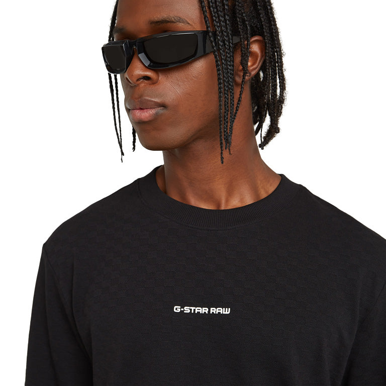 G-Star Checquard Tweeter 1/2 Sleeve T Shirt