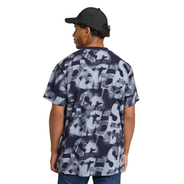 G-Star Prayed Letters Loose T-Shirt