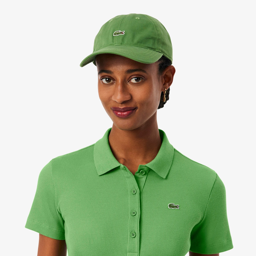 Lacoste Slim Fit L.12.D Ribbed Cotton Polo Shirt - view 3