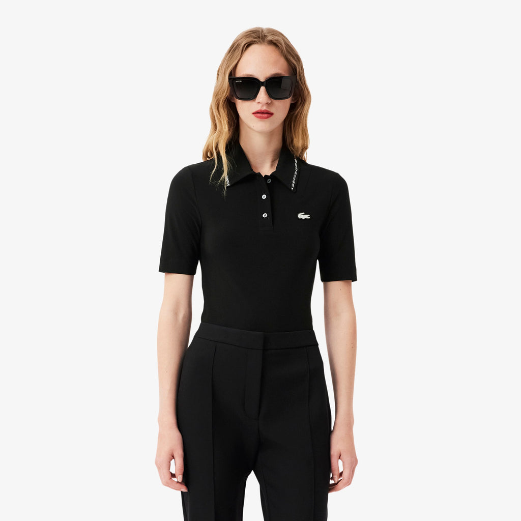 Lacoste L.12.D Slim Fit Diamanté Pop Polo Shirt