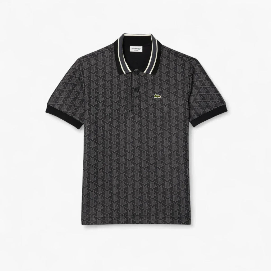 Classic Fit Monogram Jacquard Polo Shirt
