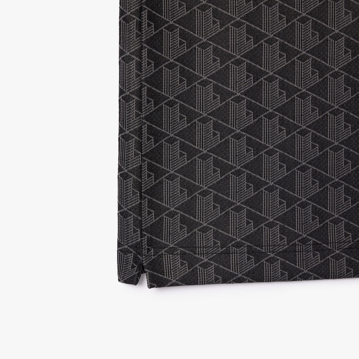 Lacoste Classic Fit Monogram Jacquard Polo Shirt - view 3