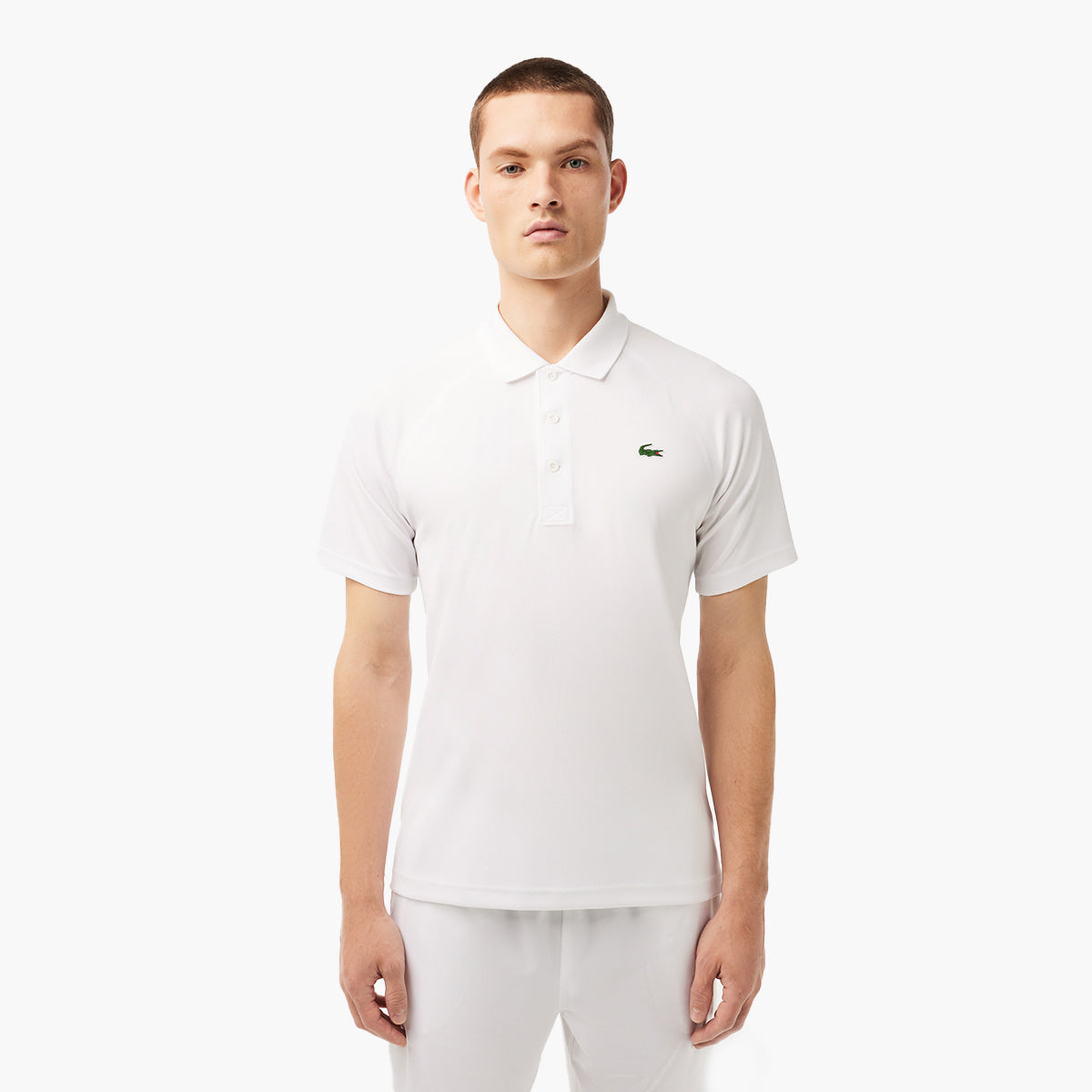 Sport Breathable Run-Resistant Interlock Polo Shirt